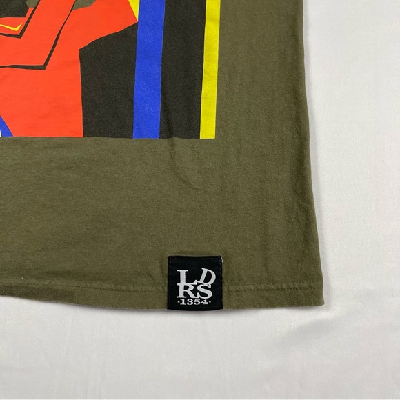 LEADERS 1354 CHICAGO LDRS "DECO" TEE SHIRT Green Made In USA Size:Small - Picture 14 of 16